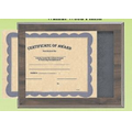 Black Marble Finish Slide In Certificate/ Photo Frame Plaque (10 1/2"x13")